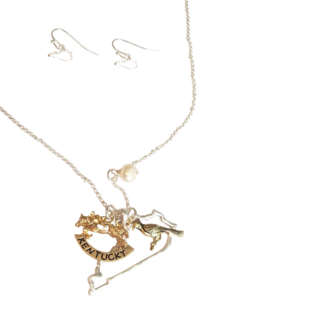Kentucky Pendant Necklace Set