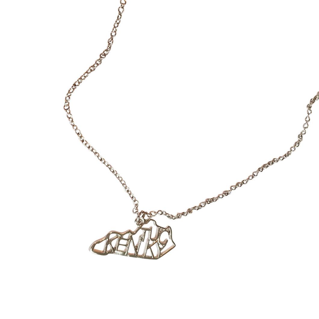 Open Letter Kentucky Pendant Necklace